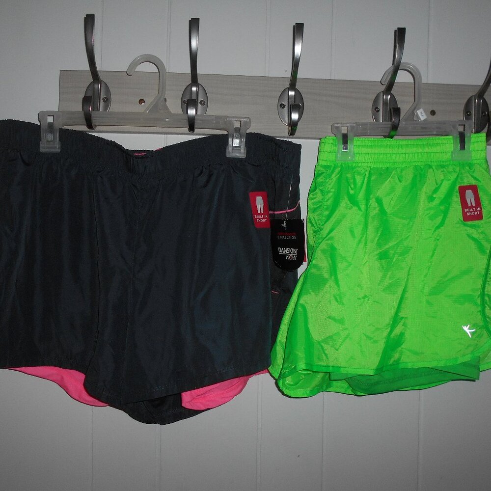 XLA Shorts   2 Pair Bundle  "Danskin Now" New With Tags